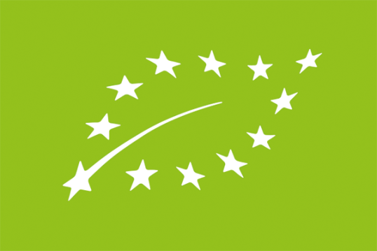 The EU organic logo. Biber Beverage’s certification covers the import and distribution of organic wine, beer and spirits.