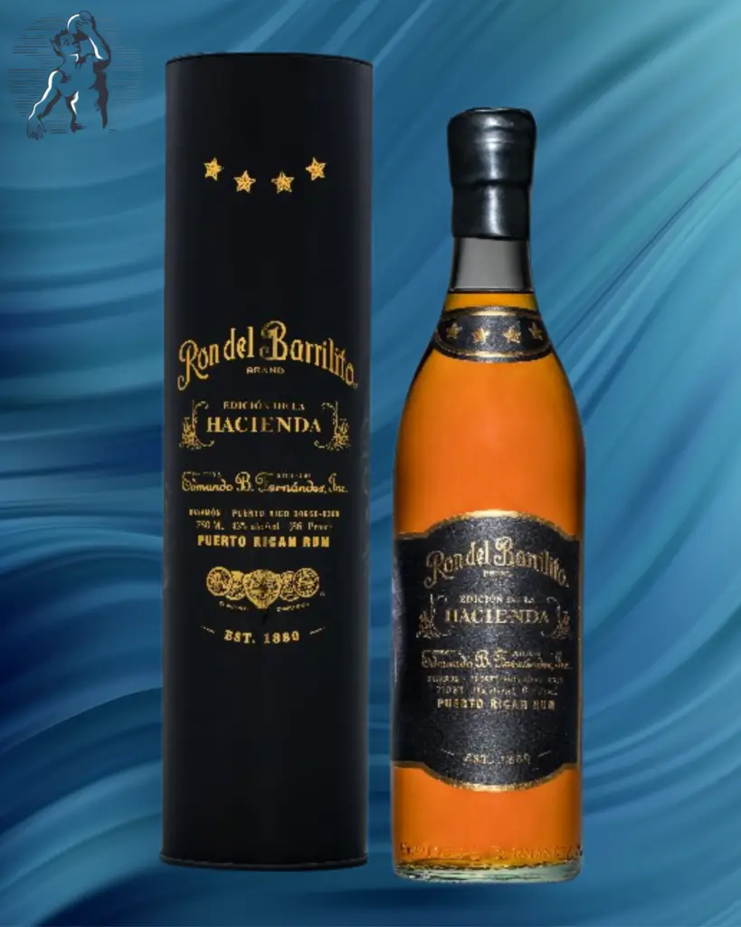 Flaska Ron del Barrilito Four Stars – Premium puertoricansk rom lagrad upp till 20 år.