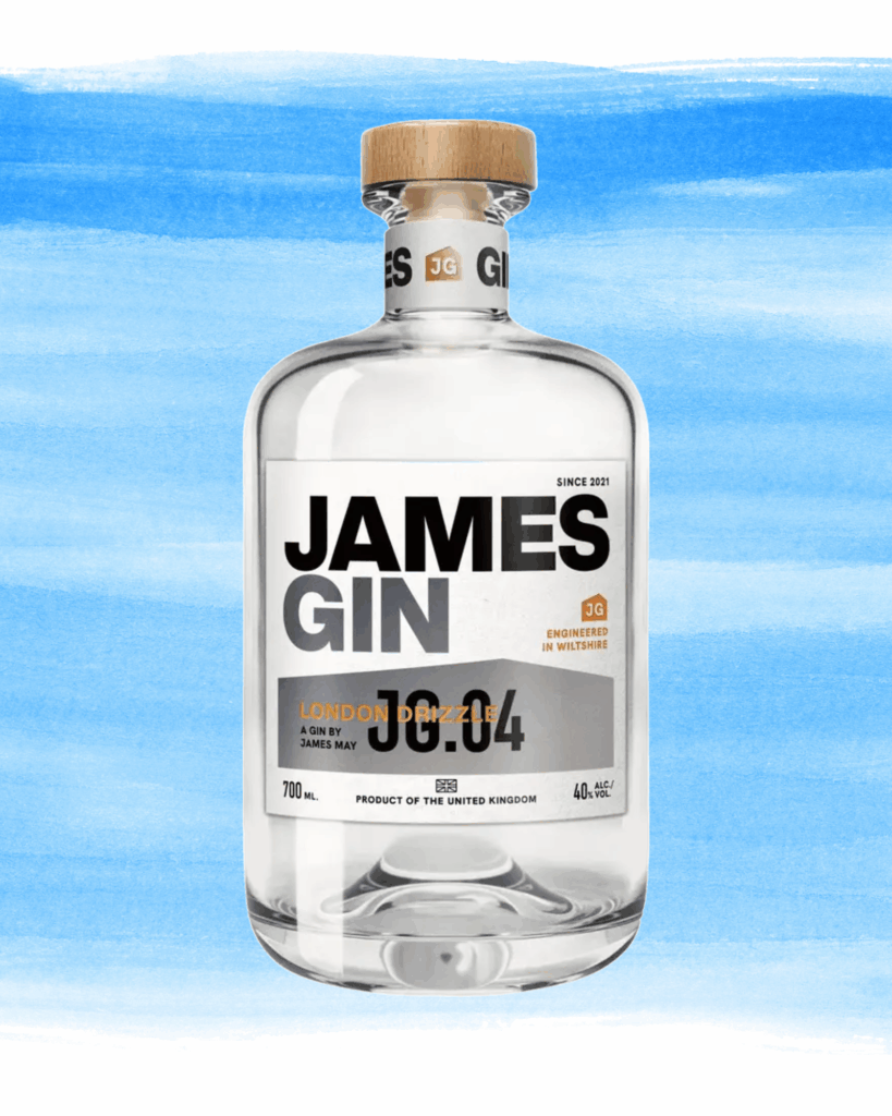 James Gin London Drizzle – torr gin 40 % med enbär, rödbeta, libbsticka, lagerblad och citrus (petrichor-inspirerad